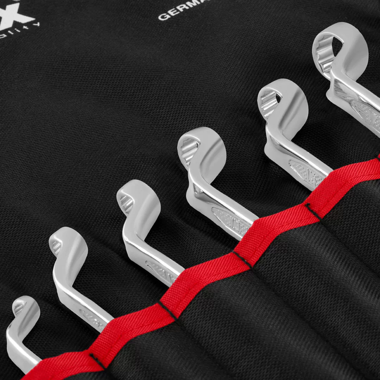 ست ۱۲ عددی آچار دو سر رینگ رونیکس مدل RH-2305 به همراه کیف ن